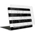 Black and White Striped Marble MacBook Air 15in (2023-2025) Case plus Skin